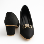 LA-Black Casual Heel LA-(8833)