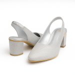 LA-Silver Fancy Heel LA-(8838)