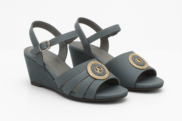 Dark Silver Fancy Heel 8006