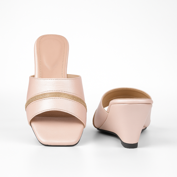 Peach Fancy Sandal PE8001