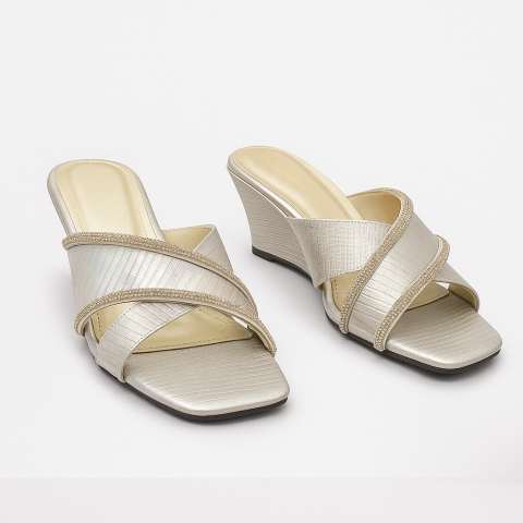 Golden Cream Slipper 8014 (2)
