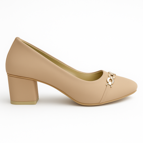 LA-Cream Casual Heel LA-(8836)